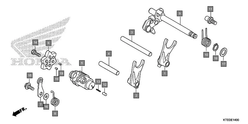 E-14 GEARSHIFT DRUM