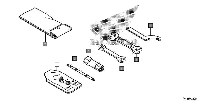 F-32 TOOL assembly diagram for HONDA CB Shine/ Shine 125 CBF125MCC