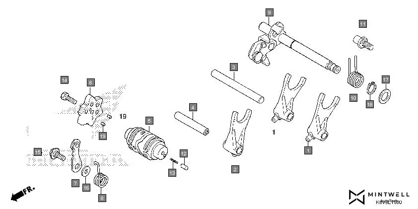 E-19 GEARSHIFT DRUM