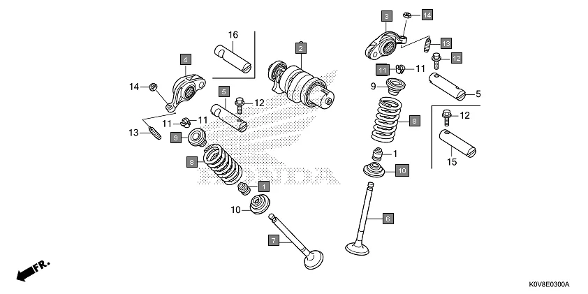 E-3 CAMSHAFT/VALVE