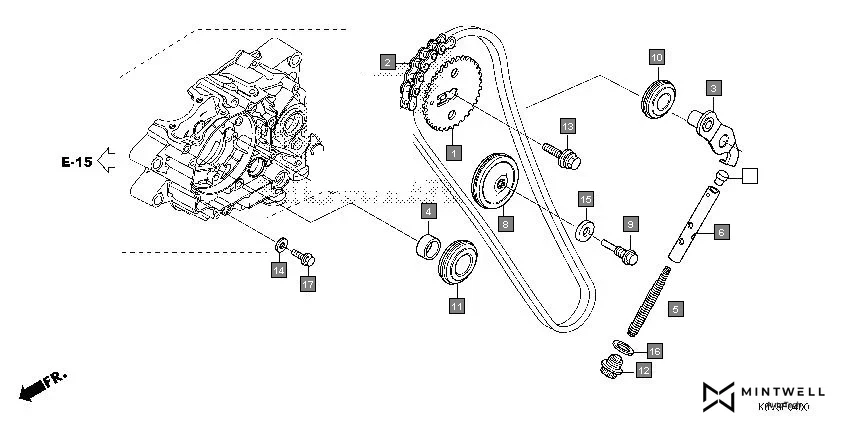 E-4 CAM CHAIN/TENSIONER