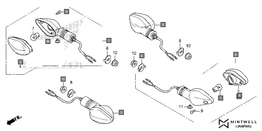 F-35 WINKER assembly diagram for HONDA CB Shine/ Shine 125 CBF125S