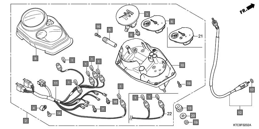 F-2-2 METER(3) diagram showing 37200-KWF-841