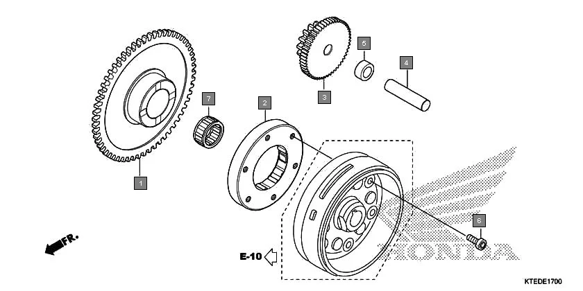 E-17 STARTING CLUTCH