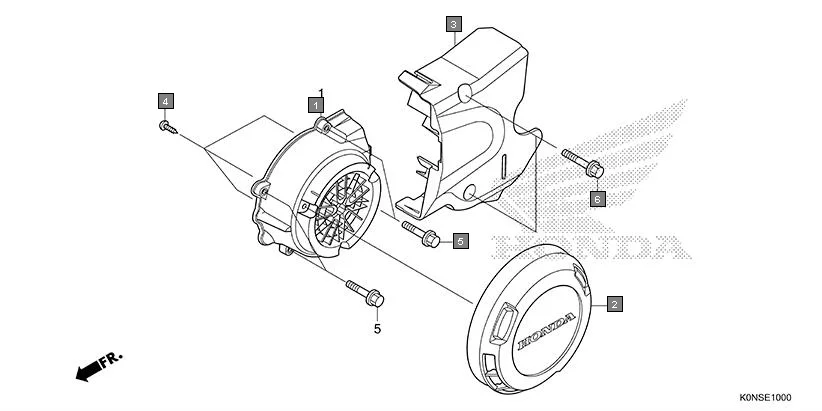 E-10 A.C. GENERATOR COVER