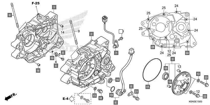 E-15 CRANKCASE