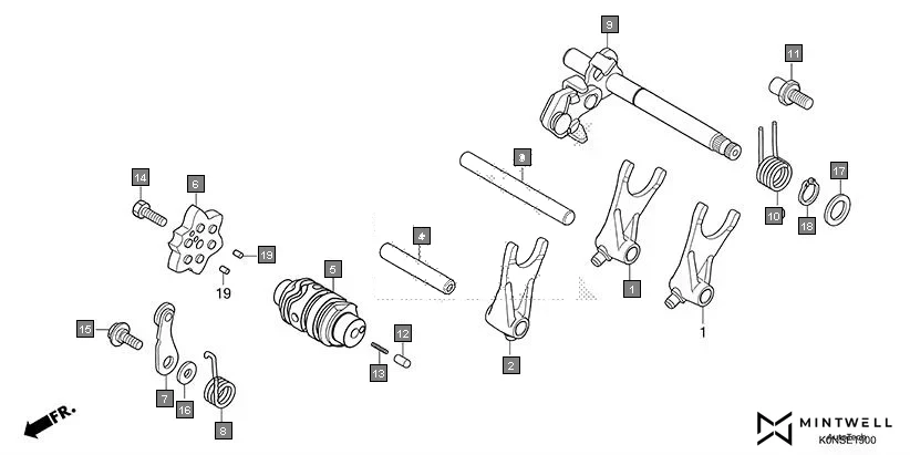E-19 GEARSHIFT DRUM