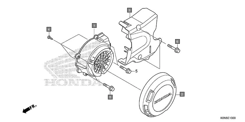 E-10 A.C. GENERATOR COVER