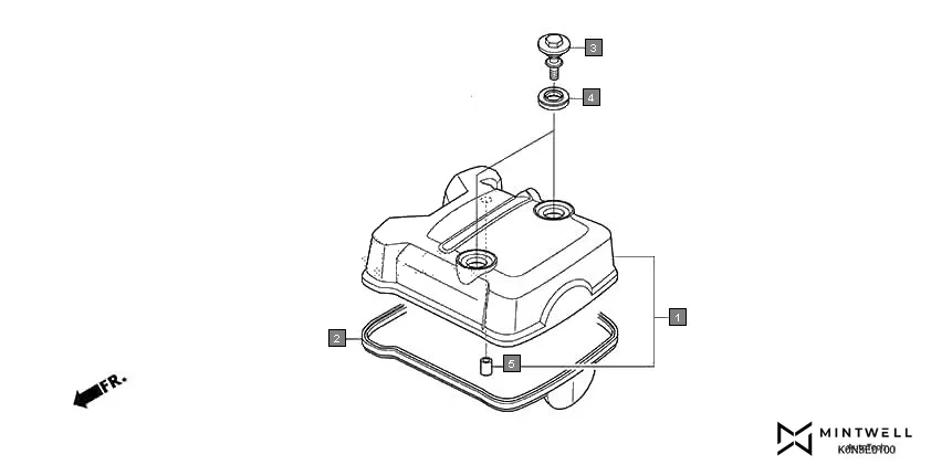 E-1 CYLINDER HEAD COVER