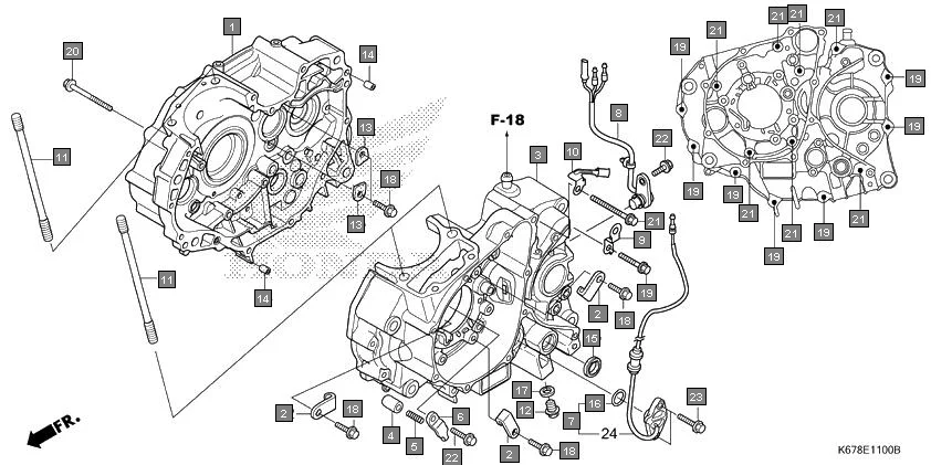 E-11 CRANKCASE