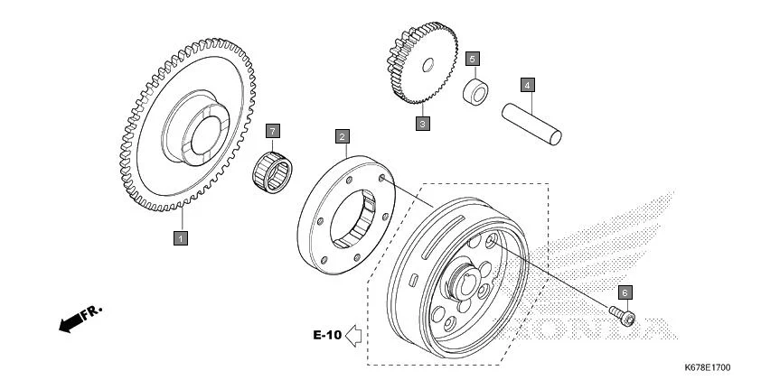E-17 STARTING CLUTCH