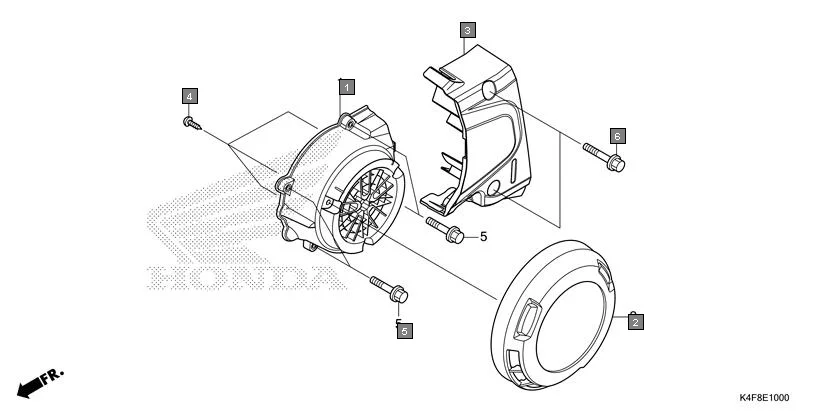E-10 A.C. GENERATOR COVER
