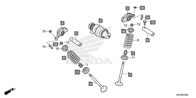 E-3 CAMSHAFT/VALVE