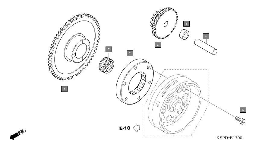 E-17 STARTING CLUTCH