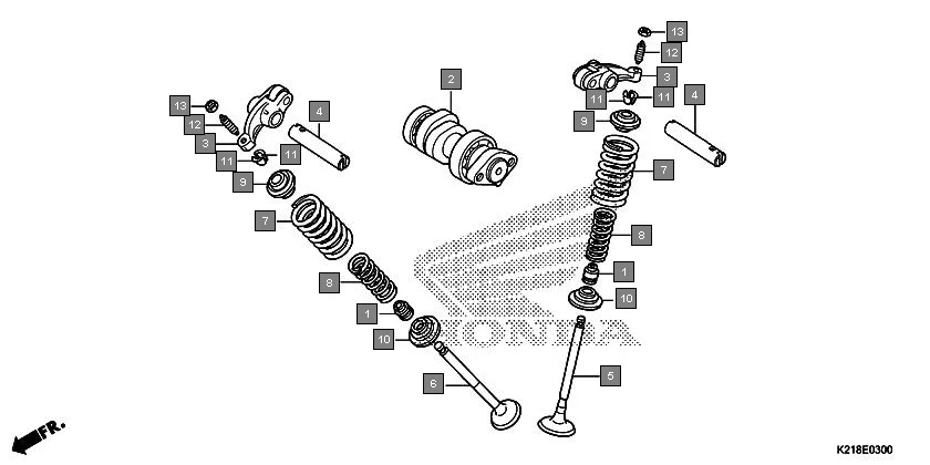 E-3 CAMSHAFT/VALVE