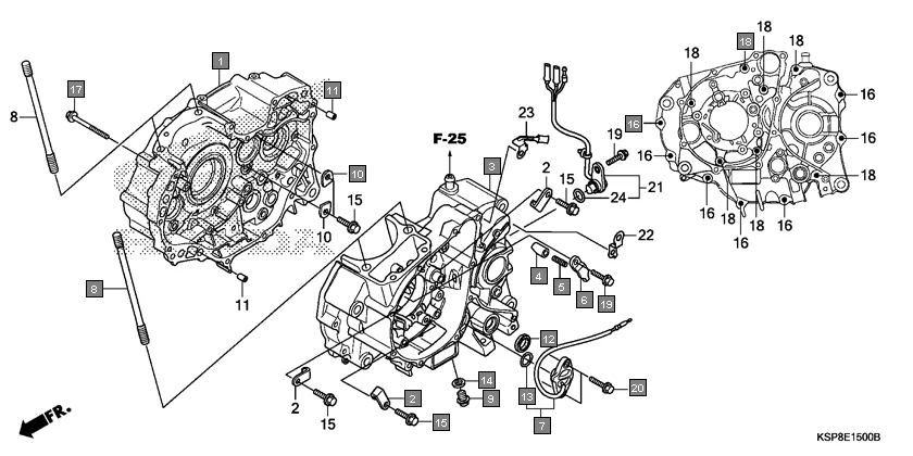 E-15 CRANKCASE