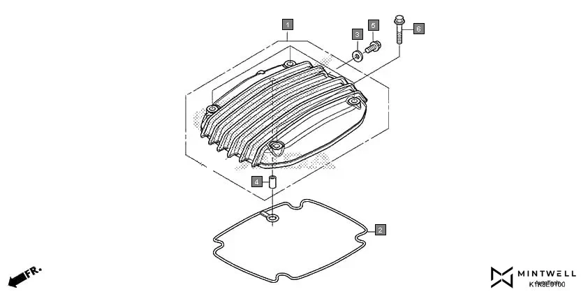 E-1 CYLINDER HEAD COVER