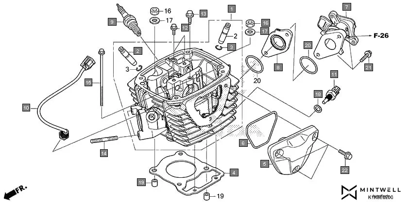 E-2 CYLINDER HEAD