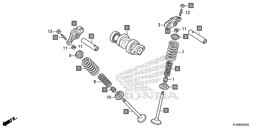 E-3 CAMSHAFT/VALVE