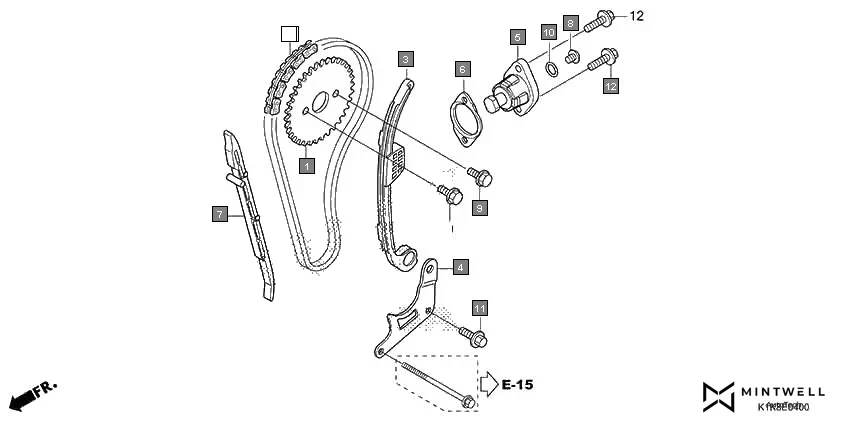 E-4 CAM CHAIN/TENSIONER