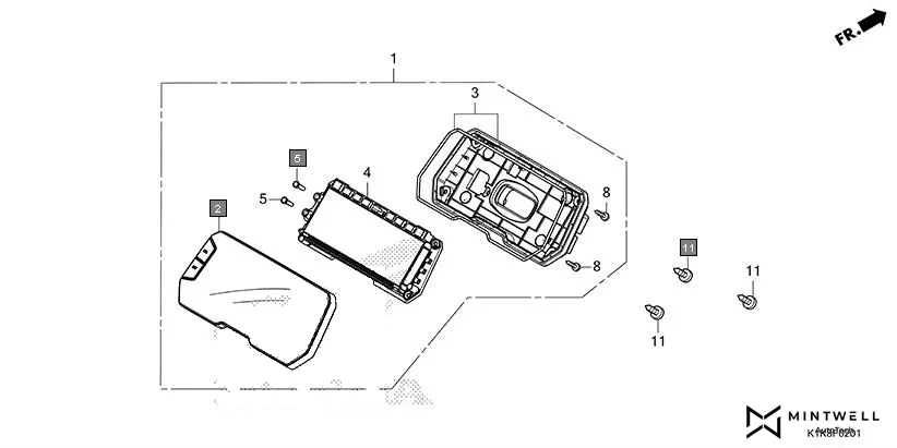 F-2-1 METER(CBF160AS) diagram showing 93903-25320