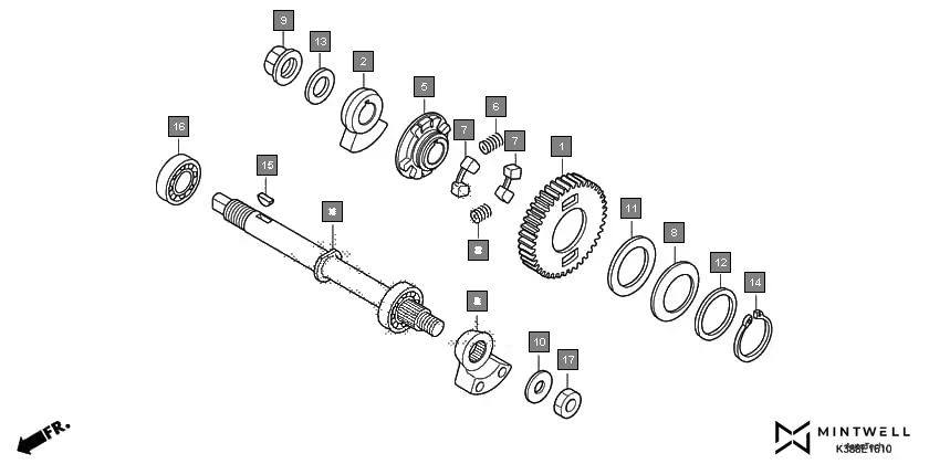 E-16-10 BALANCER SHAFT