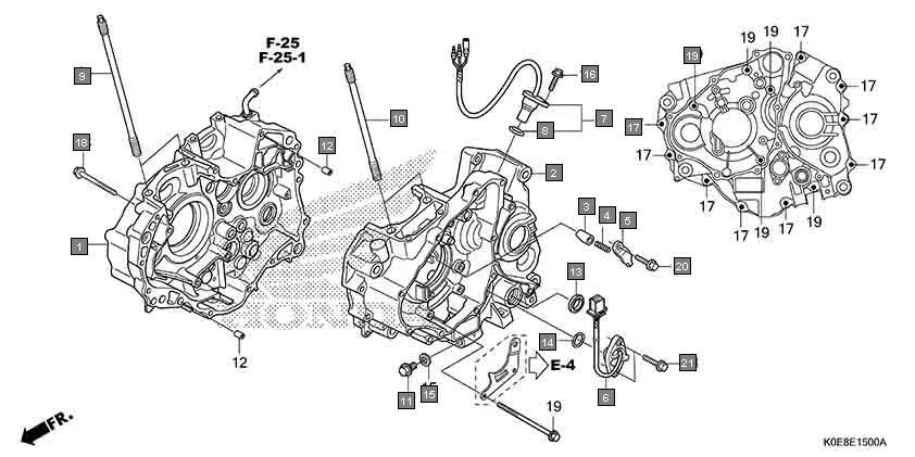E-15 CRANKCASE