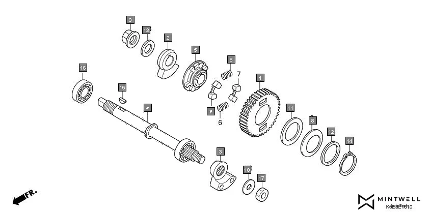 E-16-10 BALANCER SHAFT