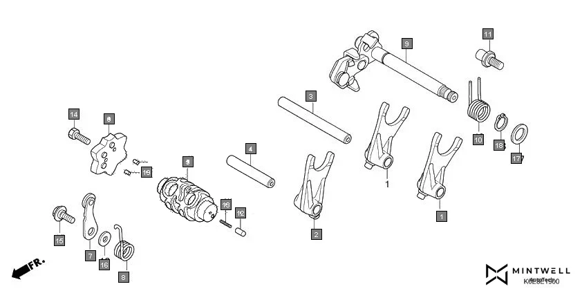 E-19 GEARSHIFT DRUM