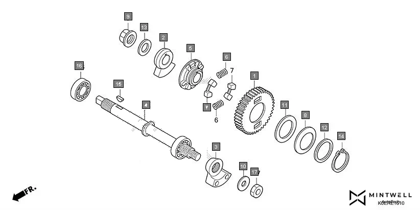 E-16-10 BALANCER SHAFT