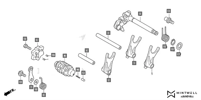 E-19 GEARSHIFT DRUM