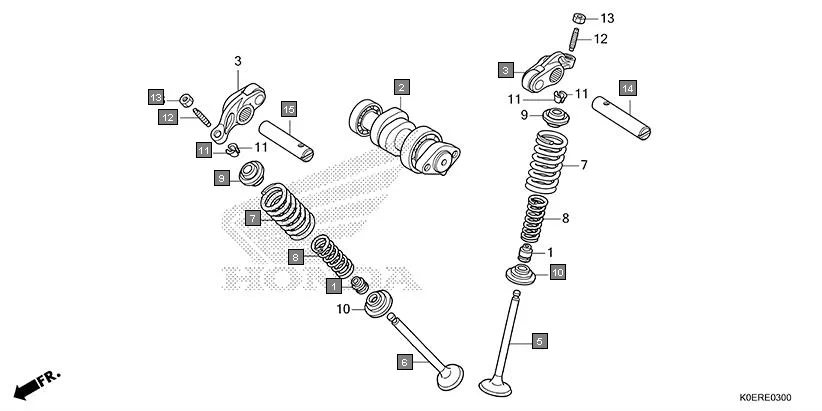 E-3 CAMSHAFT/VALVE