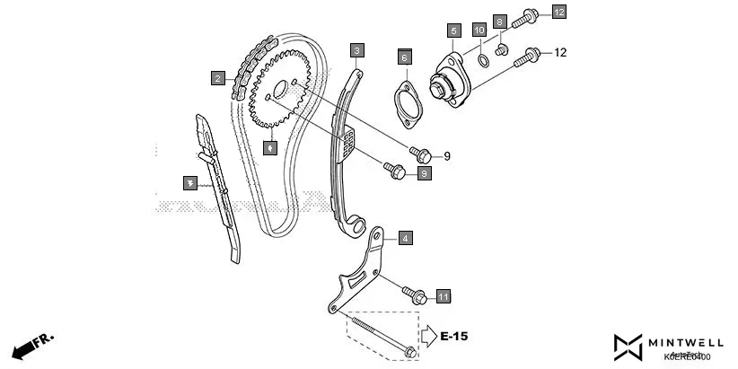 E-4 CAM CHAIN/TENSIONER