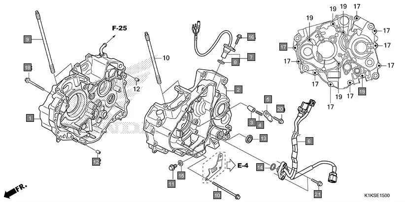 E-15 CRANKCASE