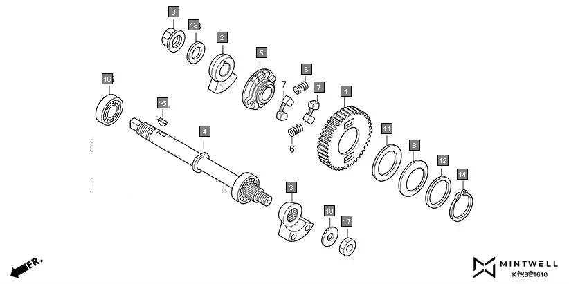 E-16-10 BALANCER SHAFT
