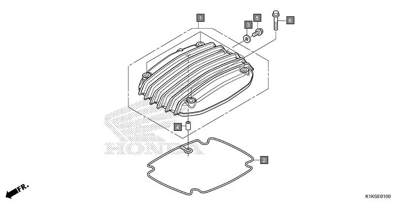 E-1 CYLINDER HEAD COVER