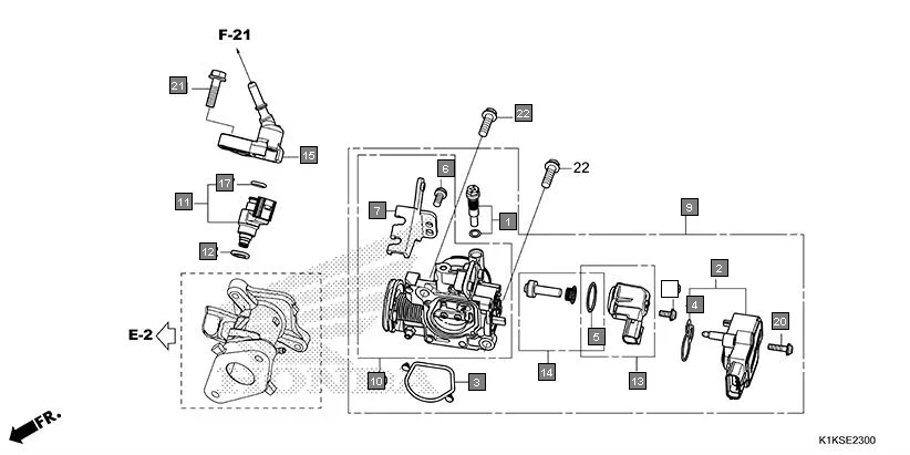 E-23 THROTTLE BODY