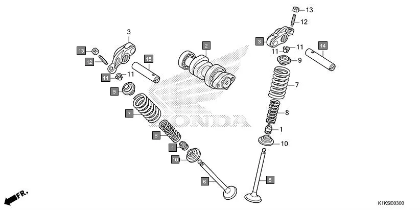 E-3 CAMSHAFT/VALVE