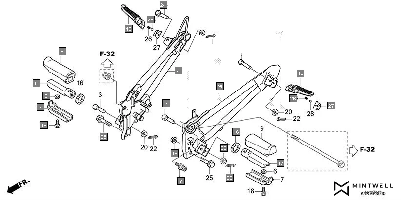 F-30 STEP diagram showing 96211-08000