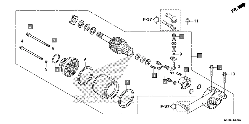 E-13 STARTING MOTOR