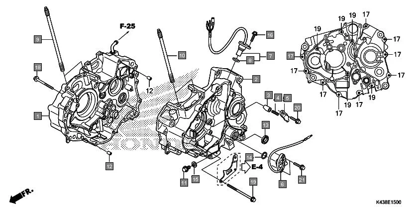 E-15 CRANKCASE