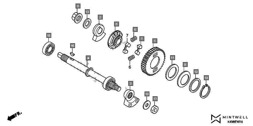 E-16-10 BALANCER SHAFT
