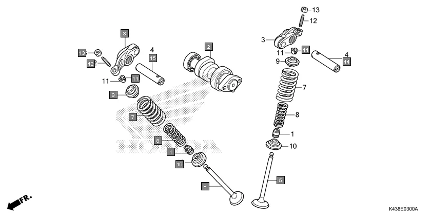 E-3 CAMSHAFT/VALVE