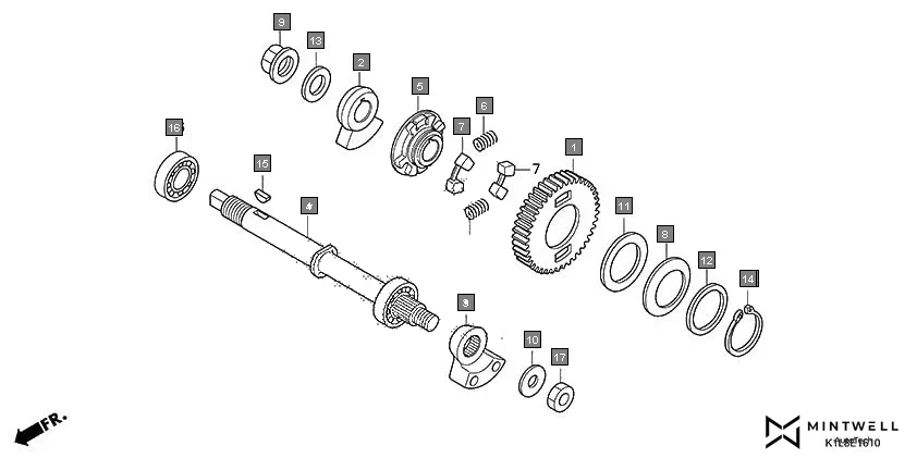 E-16-10 BALANCER SHAFT