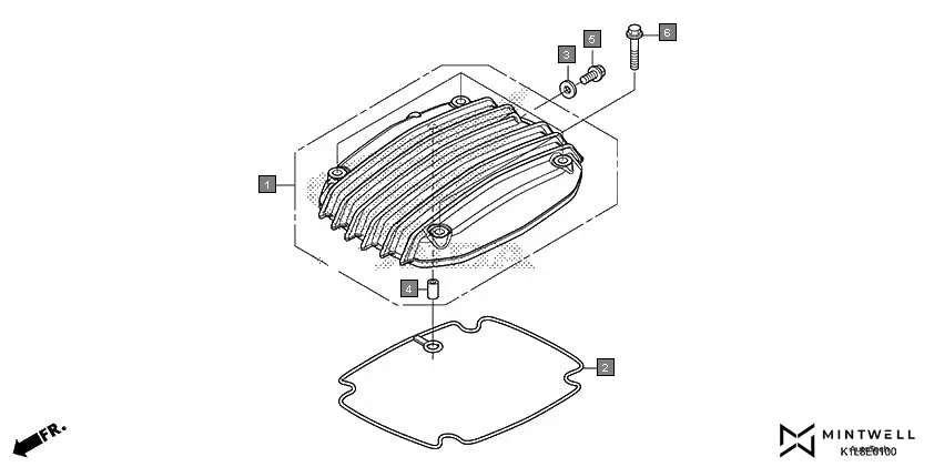 E-1 CYLINDER HEAD COVER