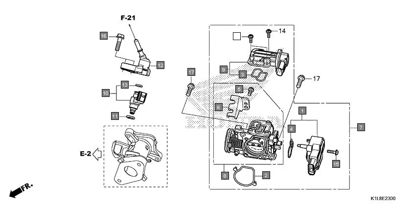 E-23 THROTTLE BODY