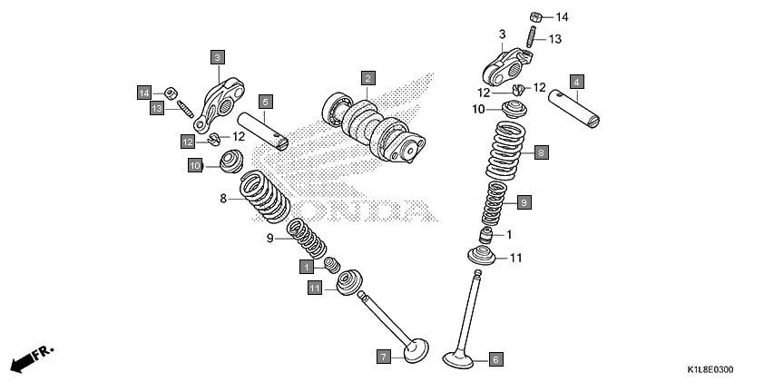 E-3 CAMSHAFT/VALVE