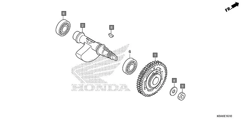 E-16-10 BALANCER SHAFT