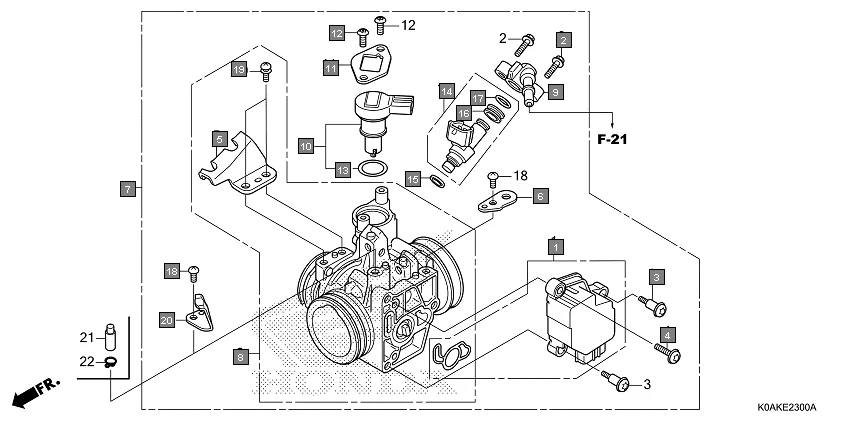 E-23 THROTTLE BODY