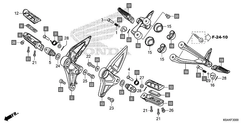 F-30 STEP diagram showing 28333-300-000